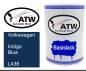 Preview: Volkswagen, Indigo Blue, L436: 500ml Lackdose, von ATW Autoteile West.